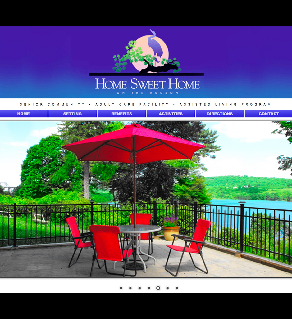 Website for Senior Residential Facility in Greene County, NY